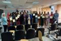 Cérémonie de clôture de formation des journalistes d'Afrique francophone et remise des brevets. Photo droits tiers