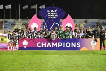 Mazembe plébiscité meilleur club féminin aux Caf Awards 2024. Photo droits tiers