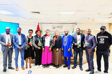 Vue des participants et formatrice de la 12eme édition du stage spécialisé pour communicateurs africains francophones. Photo droits tiers
