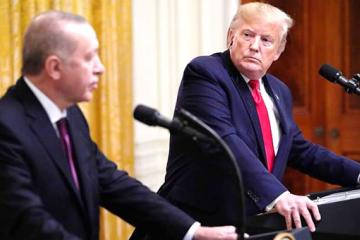 "Le président Erdogan est mon ami et quelqu'un que je respecte. Je pense qu'il me respecte également", a déclaré le président élu américain Donald Trump. Photo AFP