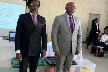 Les DG de l'ABA et de l'Institut national des Musées du Congo. Photo droits tiers