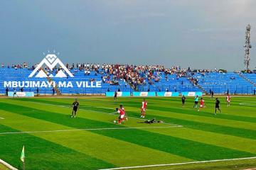 US Tshinkunku contre Sanga Balende au stade Kashala Bonzola de Mbuji-Mayi, dimanche 16 mars 2025. Photo droits tiers