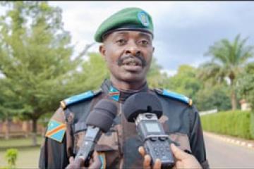 Jules Ngongo Tshikudi, porte-parole de l'armée en Ituri.