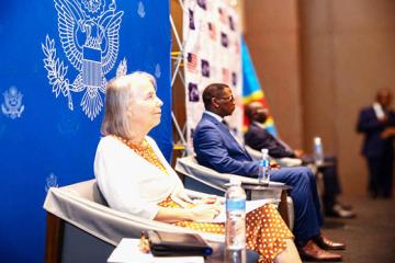 Lucy Tamlyn a  réaffirmé le soutien de son pays à la RDC dans le secteur de la santé.