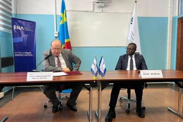 Lancement de la deuxième formation de la langue russe à l’Ena. Photo droits tiers