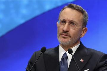 Fahrettin Altun, le Directeur de la communication de la présidence turque. Photo trt