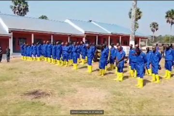 A Ankoro, les bâtisseurs redonnent vie au rêve de Mzee Kabila.  Photo capture d'écran