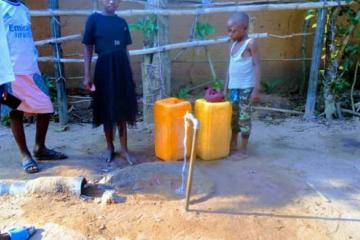 Un robinet de la Regideso dans le territoire de Demba au Kasaï-Central. Photo droits FDA.