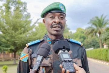 Le lieutenant Jules Ngongo Tshikundi porte-parole de l'armée en Ituri. Photo droits tiers