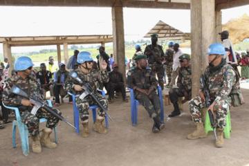 les FARDC et la Monusco 