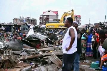Le quartier Pakadjuma de Limete démoli par le Gouvernement provincial de Kinshasa.  