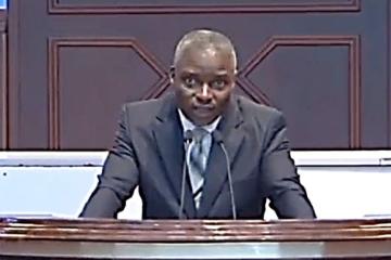 Le député Gratien Iracan de Saint Nicolas élu de la ville de Bunia en Ituri. Photo droits tiers