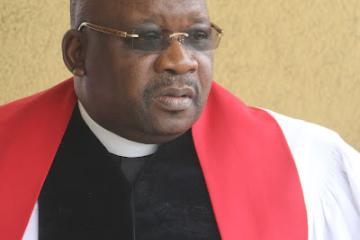 Le révérend André Bokundoa Bo-Likabe, Président national et Représentant légal de l'ECC. Photo radio okapi