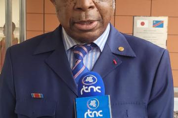 Prof Jean-Jacques Muyembe, le Directeur national de l'INRB. 