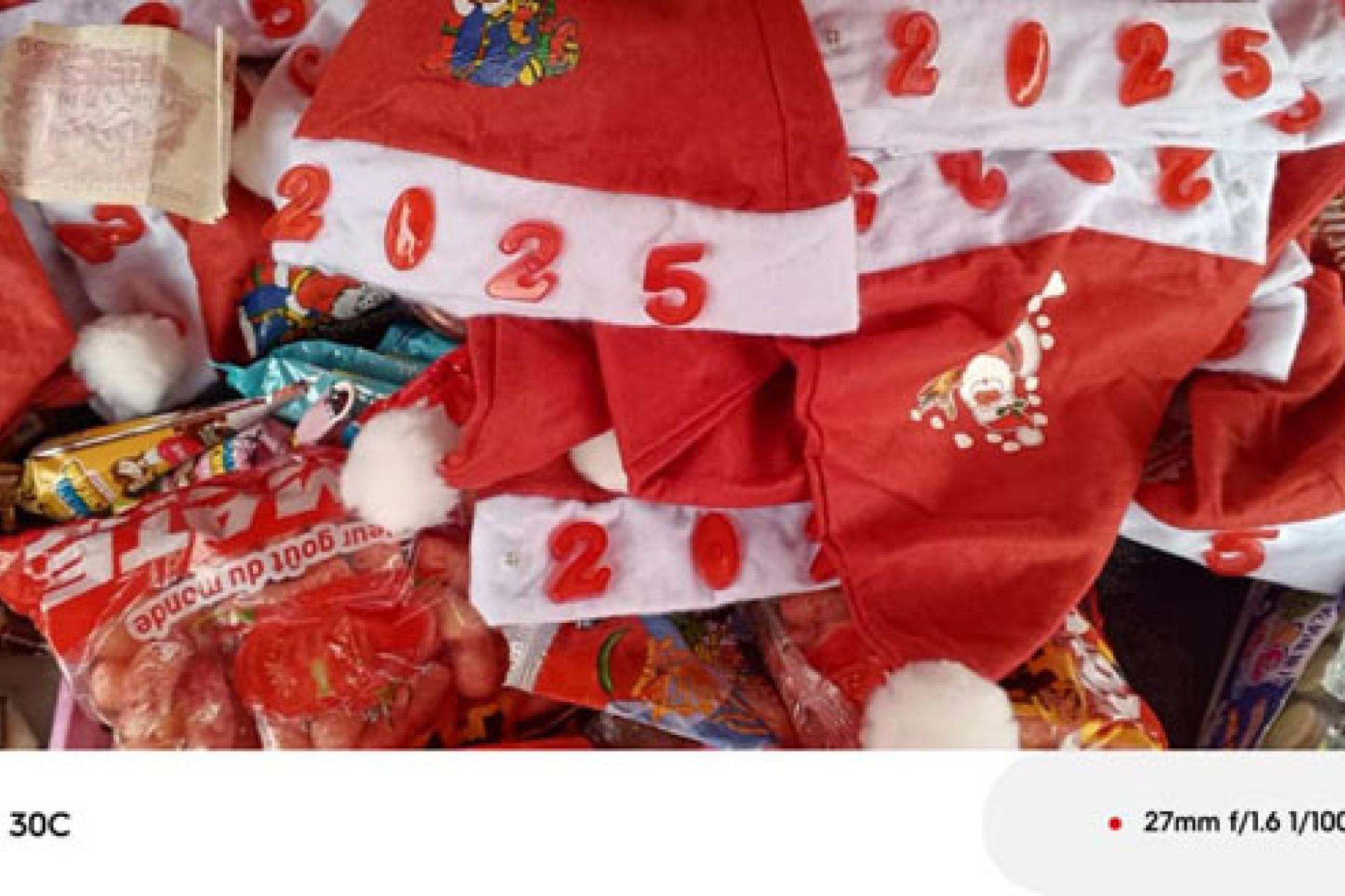 Le bonnet du père noël 