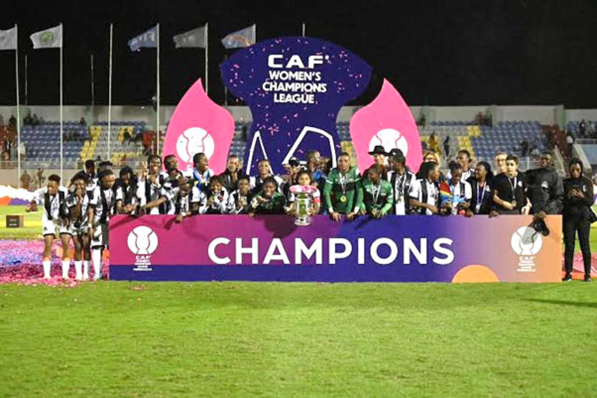 Mazembe plébiscité meilleur club féminin aux Caf Awards 2024. Photo droits tiers