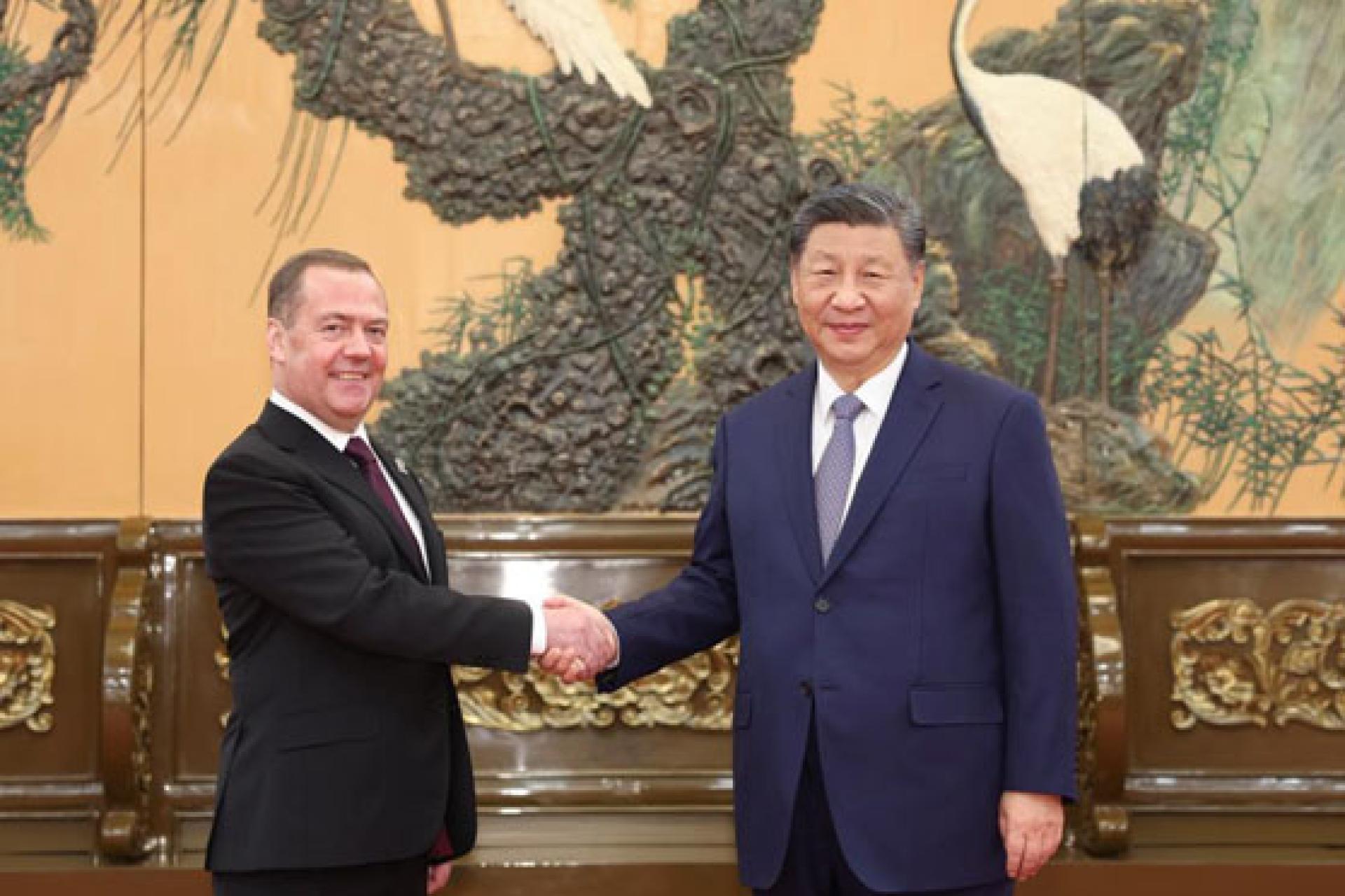 Xi et Dmitri Medvedev