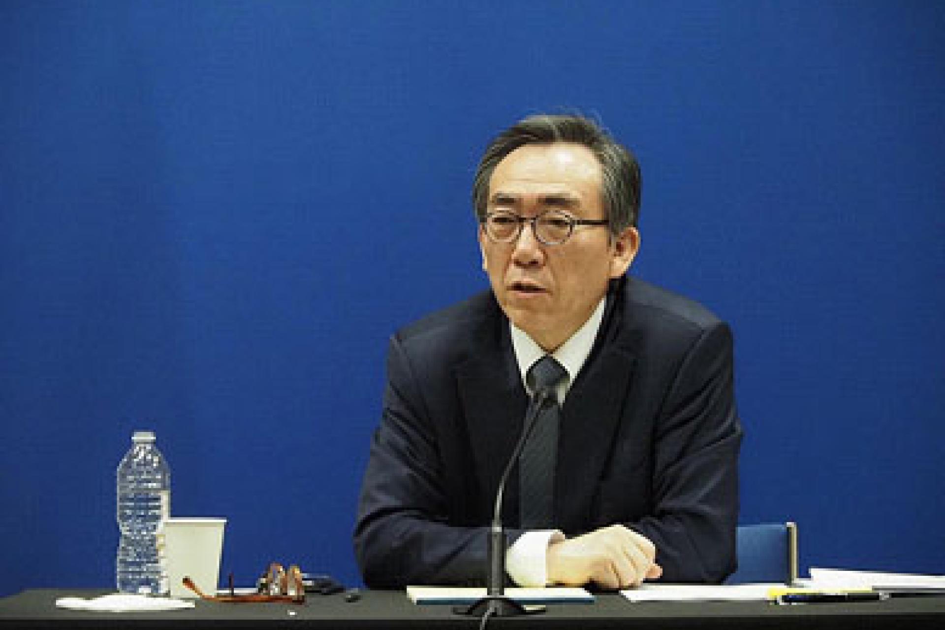Le ministre des Affaires étrangères, Cho Tae-yul. Photo Yonhap