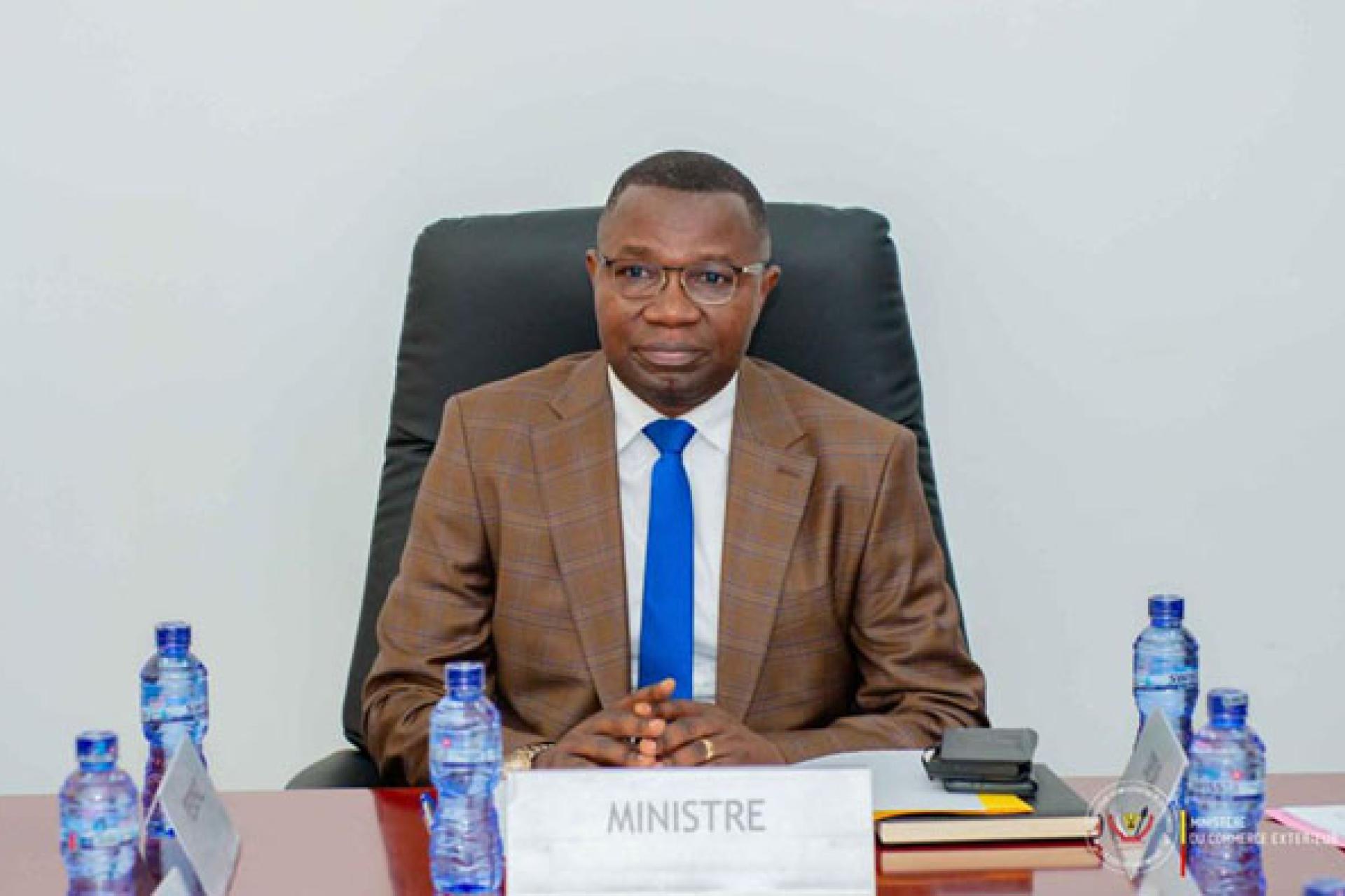 Le ministre du Commerce extérieur, Julien Paluku Kahongya. 