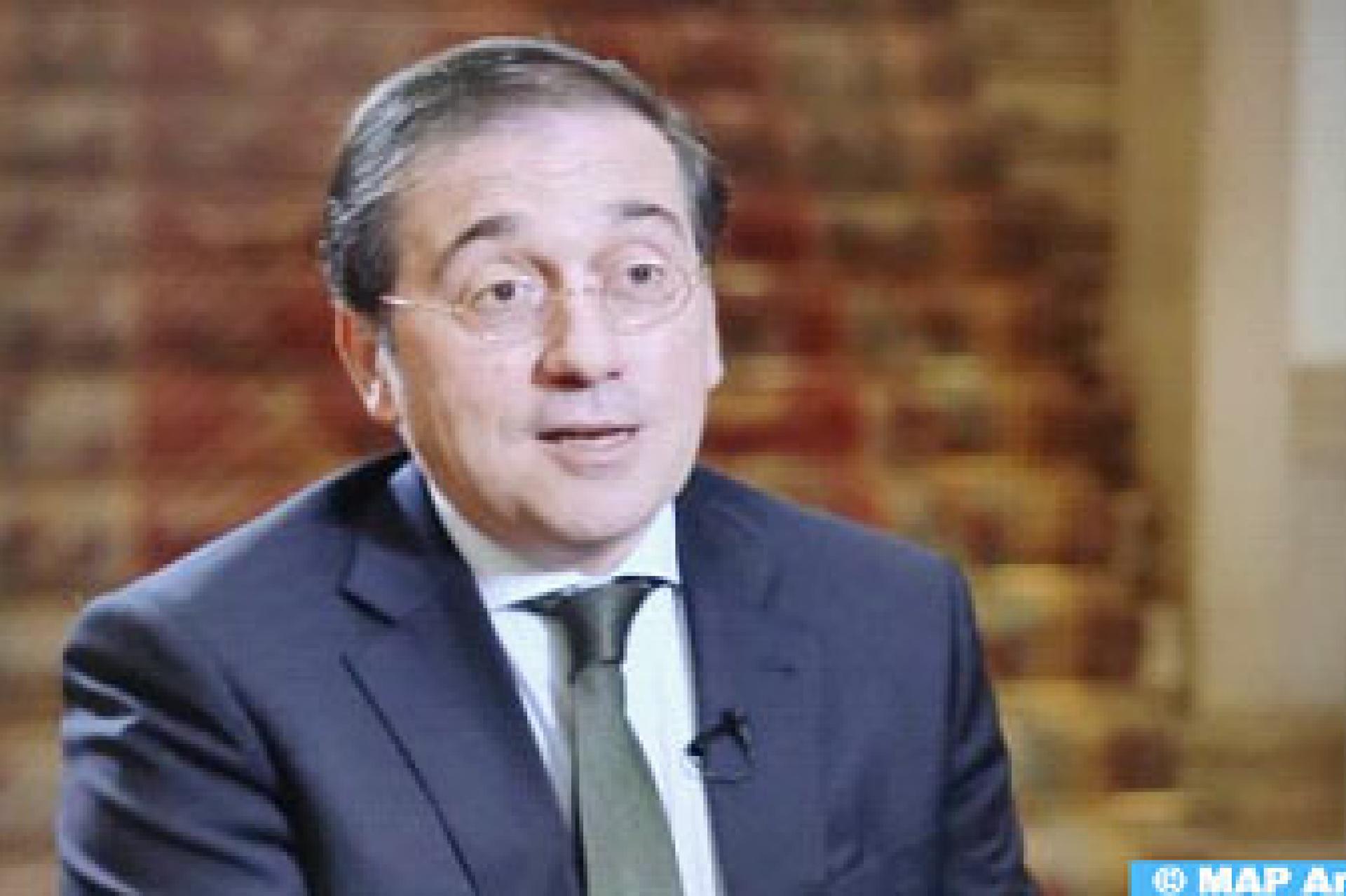 Le ministre espagnol des Affaires étrangères, José Manuel Albares. Photo droits tiers