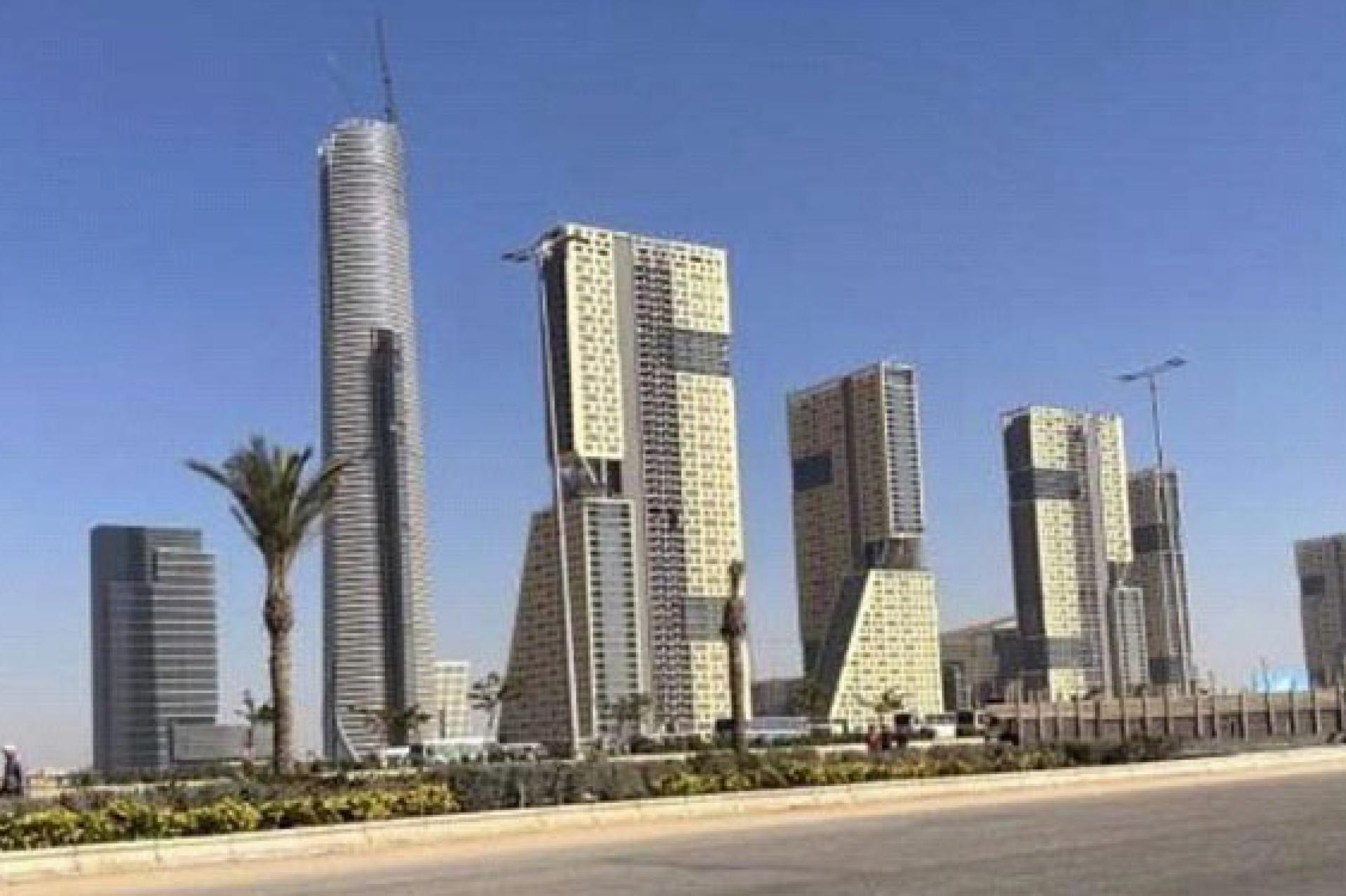 Vue d'une partie de la nouvelle capitale administrative du  Caire