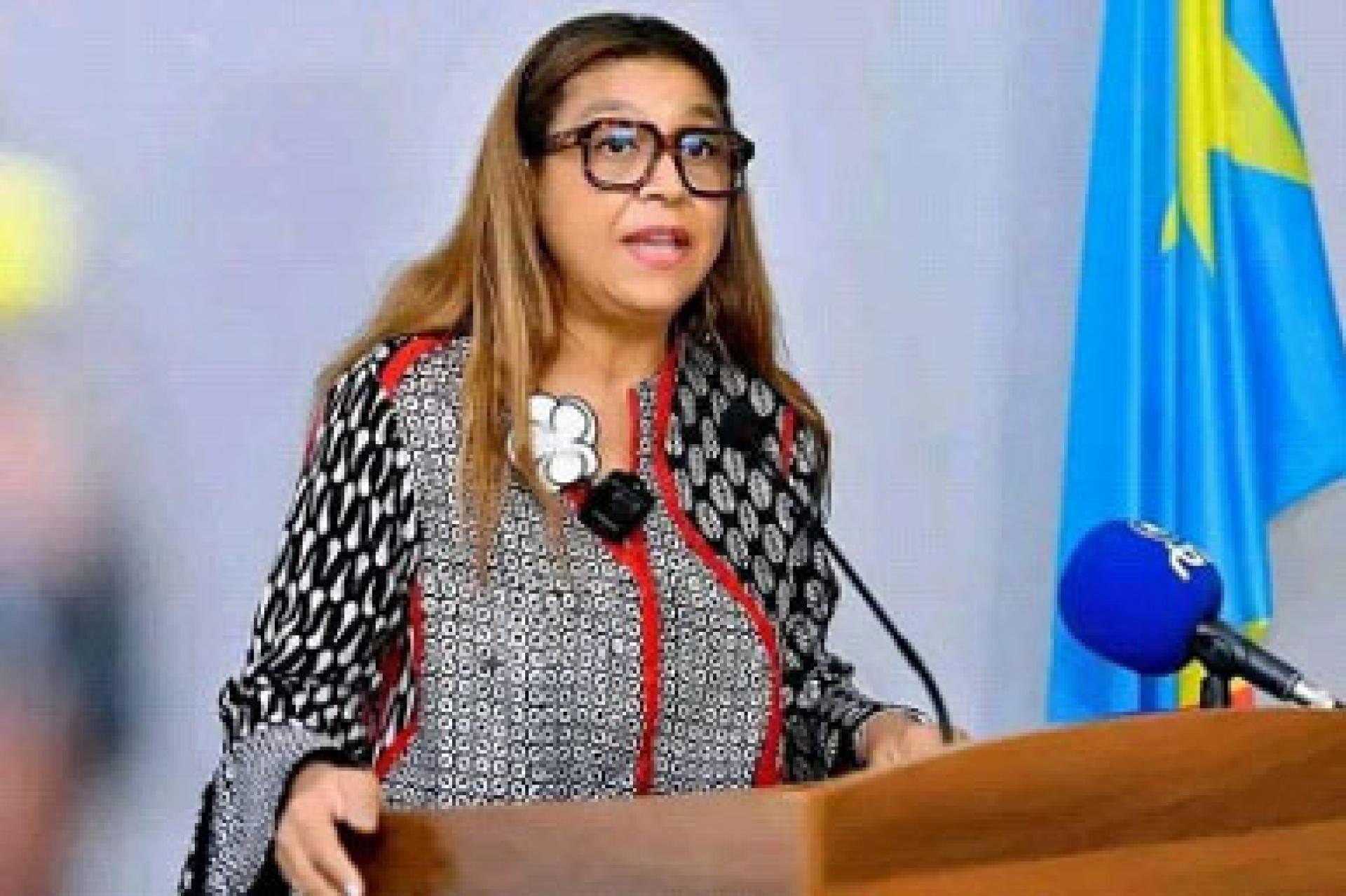  Bestine Kazadi représente de la RDC à l'OIF. Droit photo tiers. Photo droits tiers