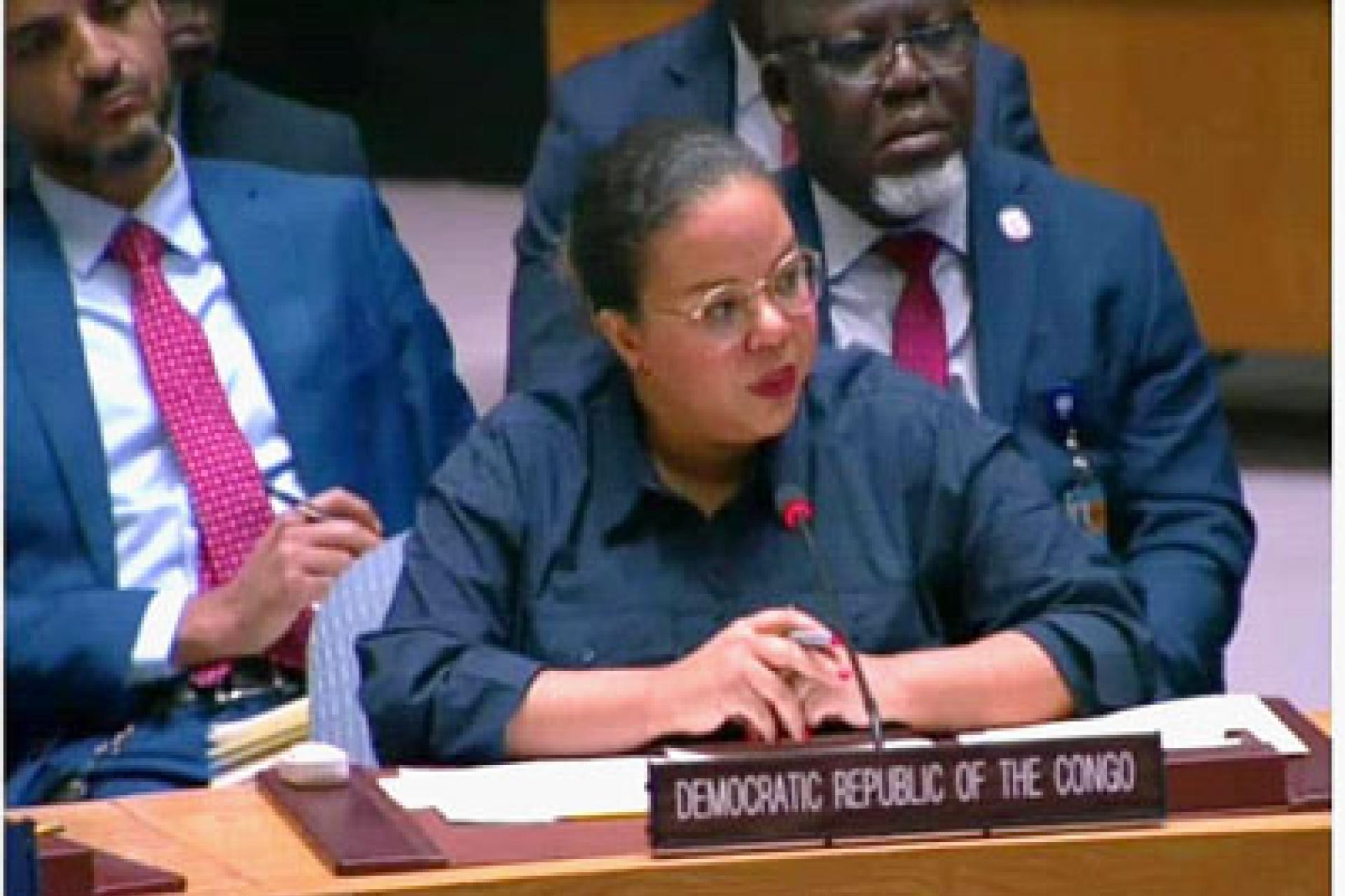 Kayikwamba met l'Onu