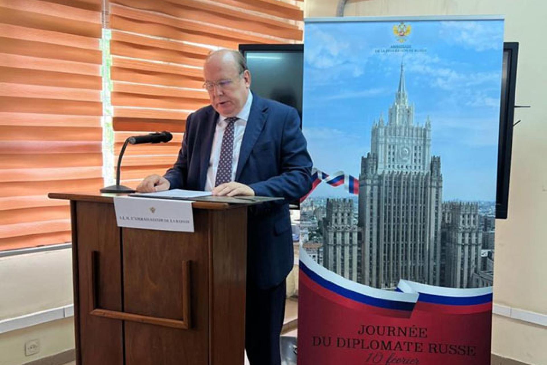 L'ambassadeur de Russie en RDC, Karl Tikhaze.