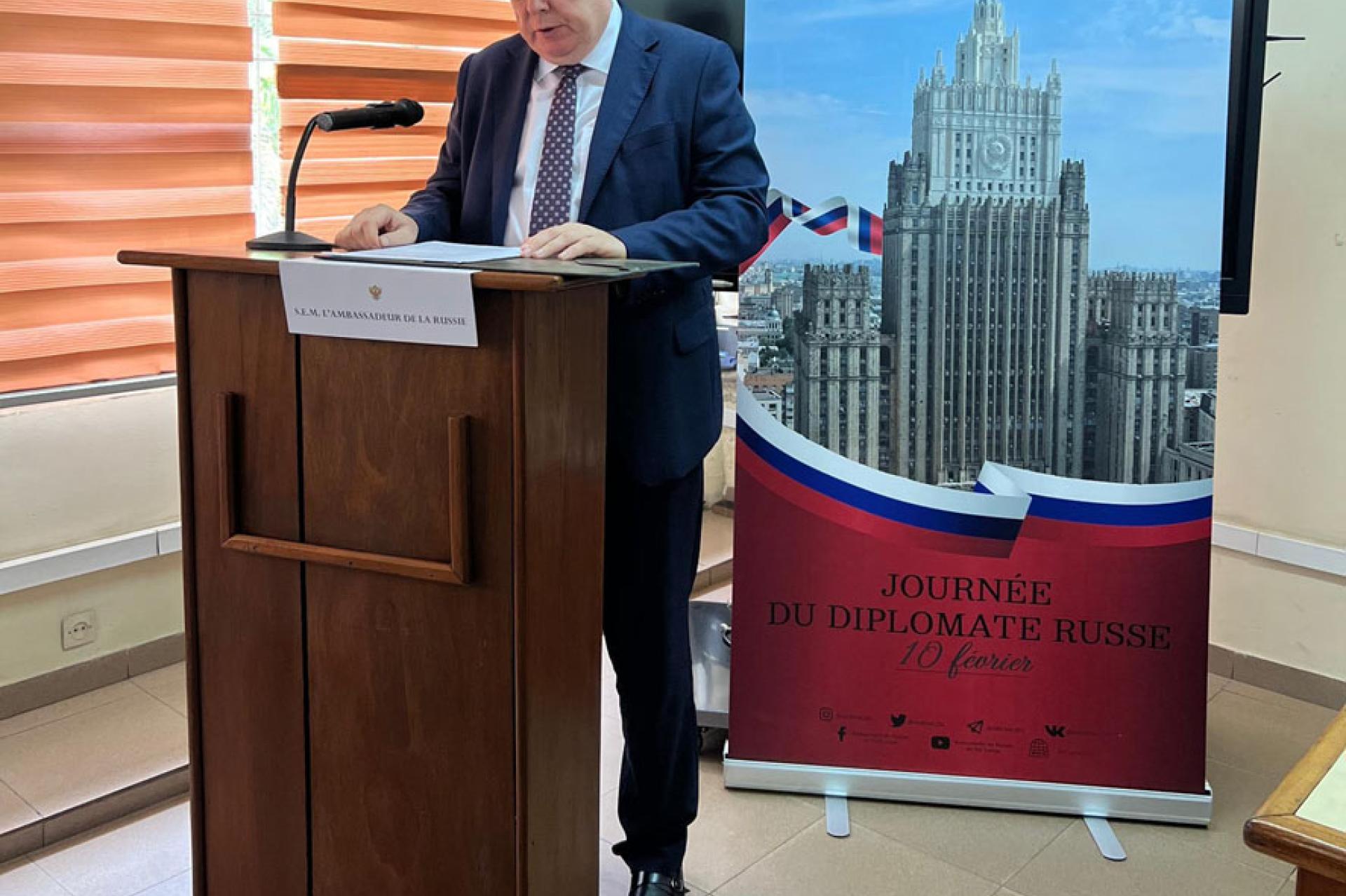 Le nouvel ambassadeur russe en RDC Karl Tikhaze.
