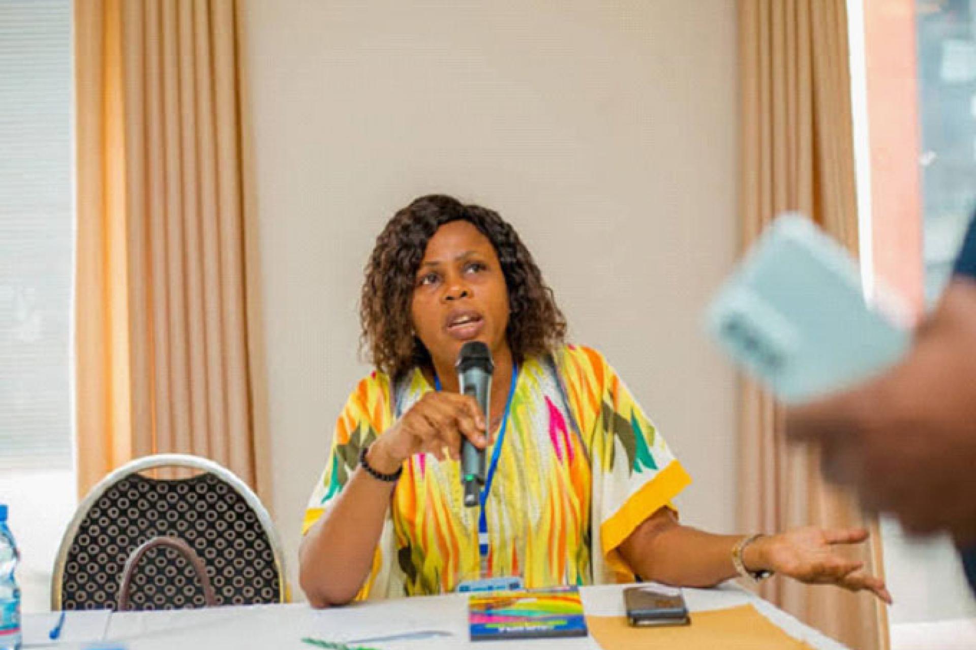 Marianne Mujing Yav Mulond, deuxième vice-présidente de l'UNPC. 