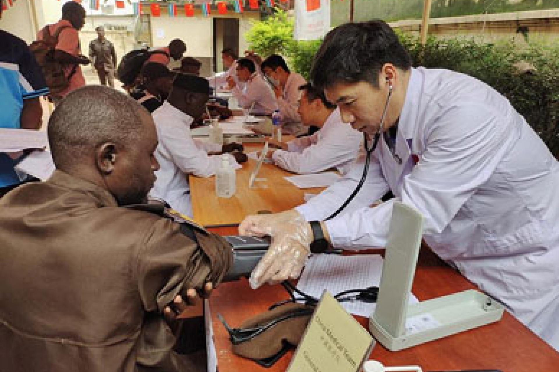 équipe médicale chinoise