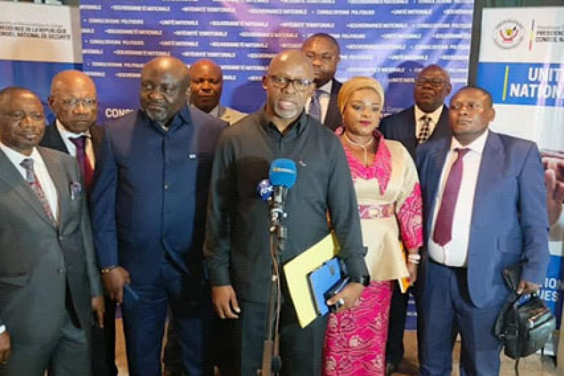 Consultations en vue de la formation du gouvernement de l'Union nationale