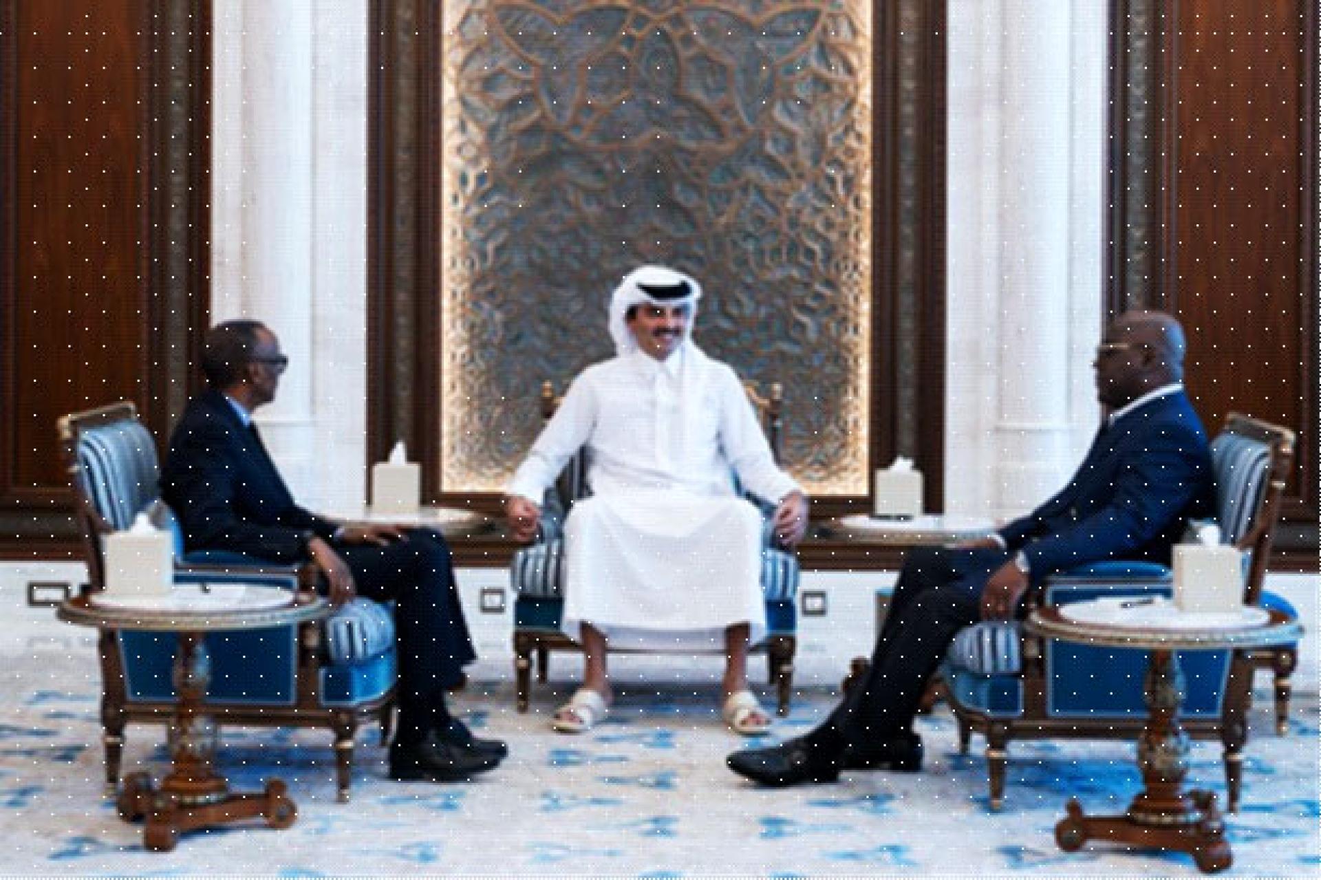 La diplomatie du Qatar réussit à réunir Tshisekedi et Kagame pour la paix en RDC