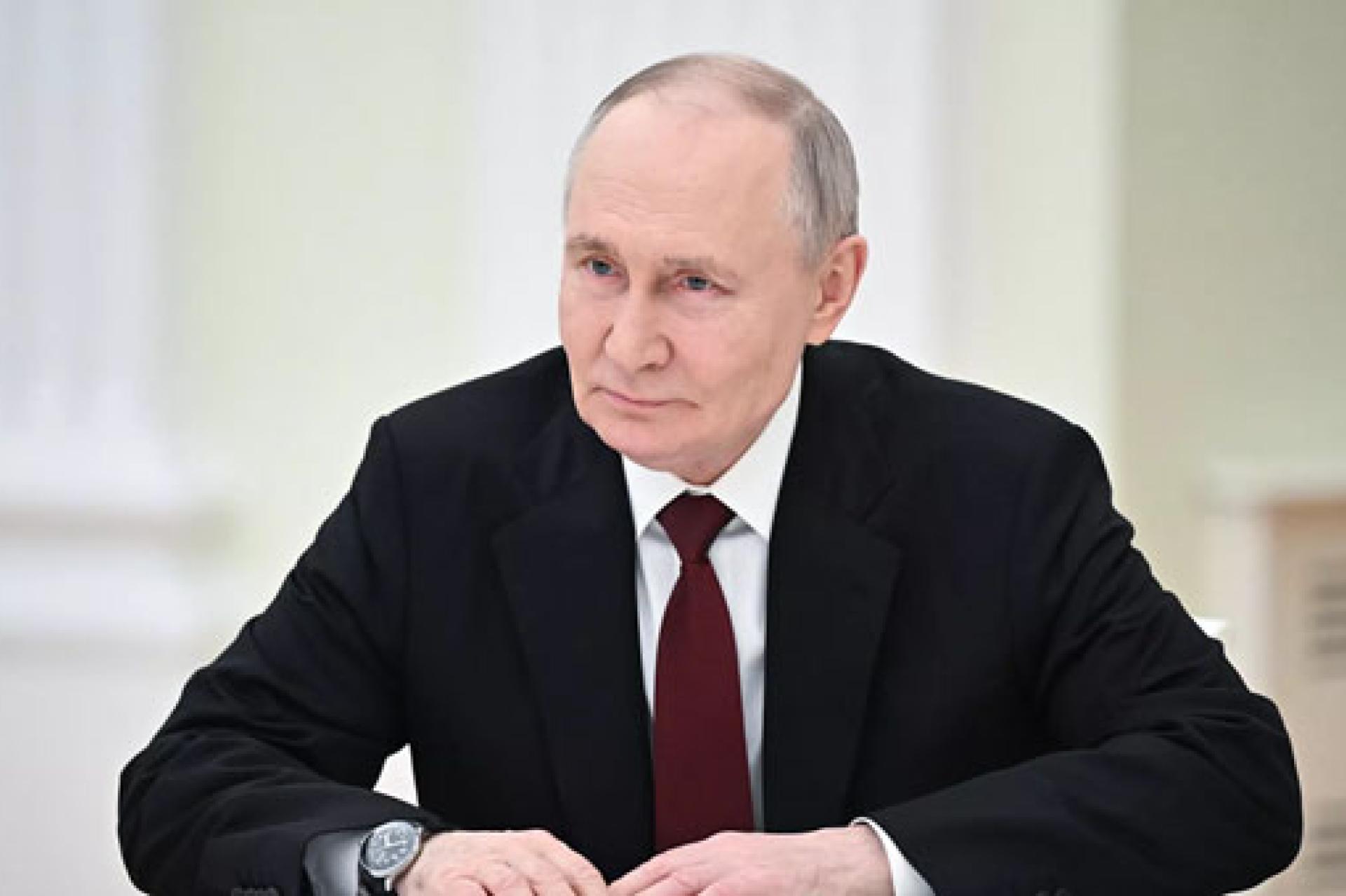 Le président russe Vladimir Poutine.