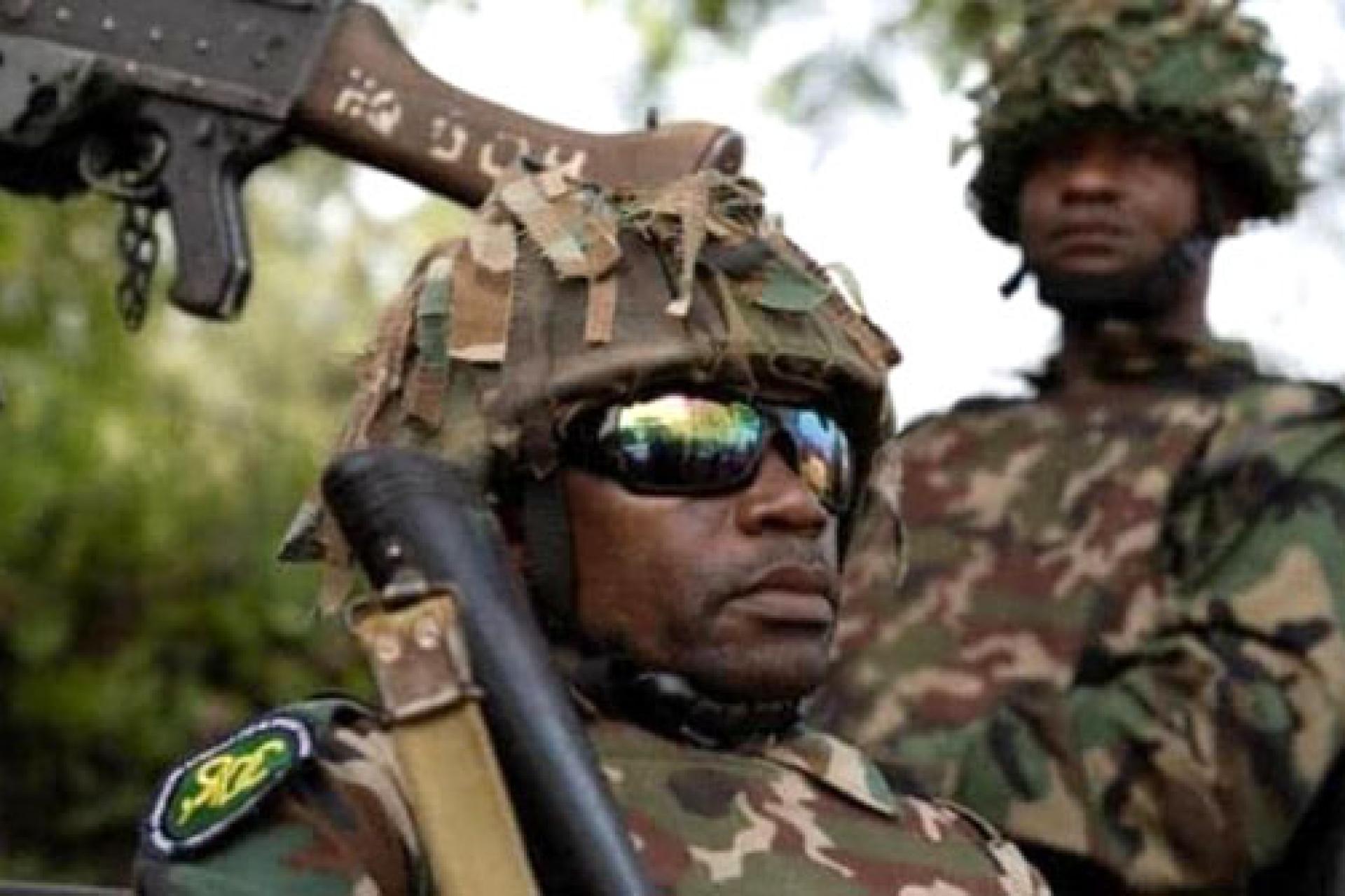 Les éléments de la SAMIDRC sur les lignes de front.