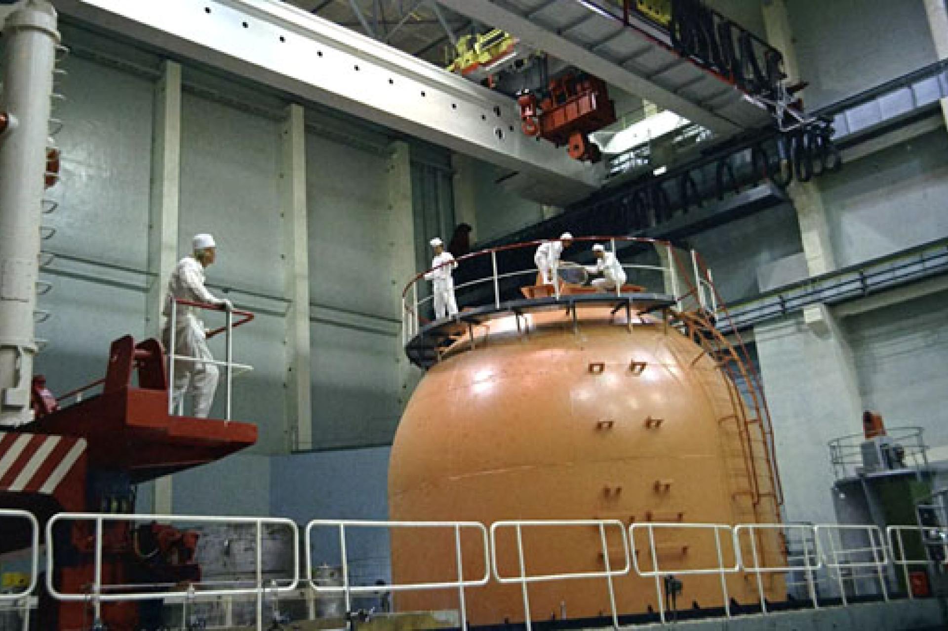 Salle des réacteurs de la centrale nucléaire russe de Novovoronej. Photo sputniknews