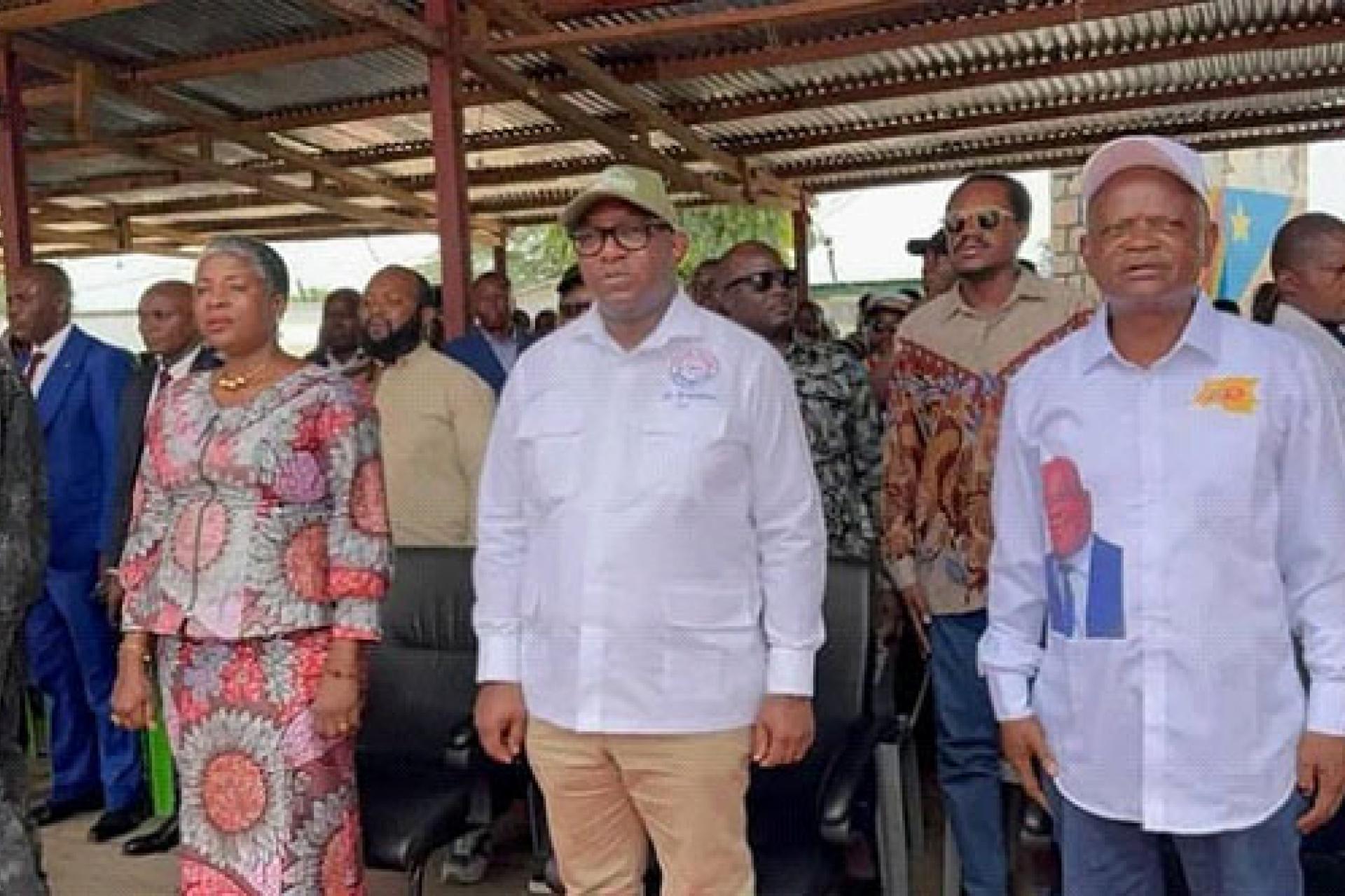 Sama Lukonde et sa délégation ont mobilisé la population de Kamina.