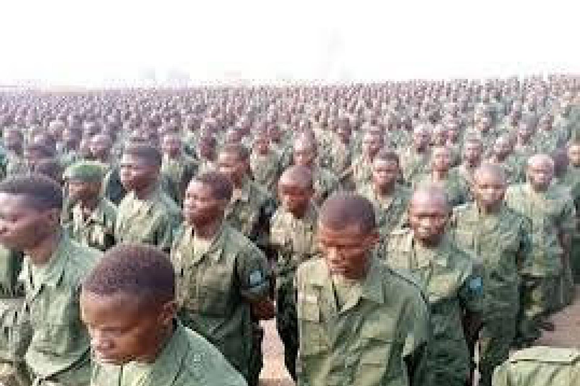 Vue des recrues.