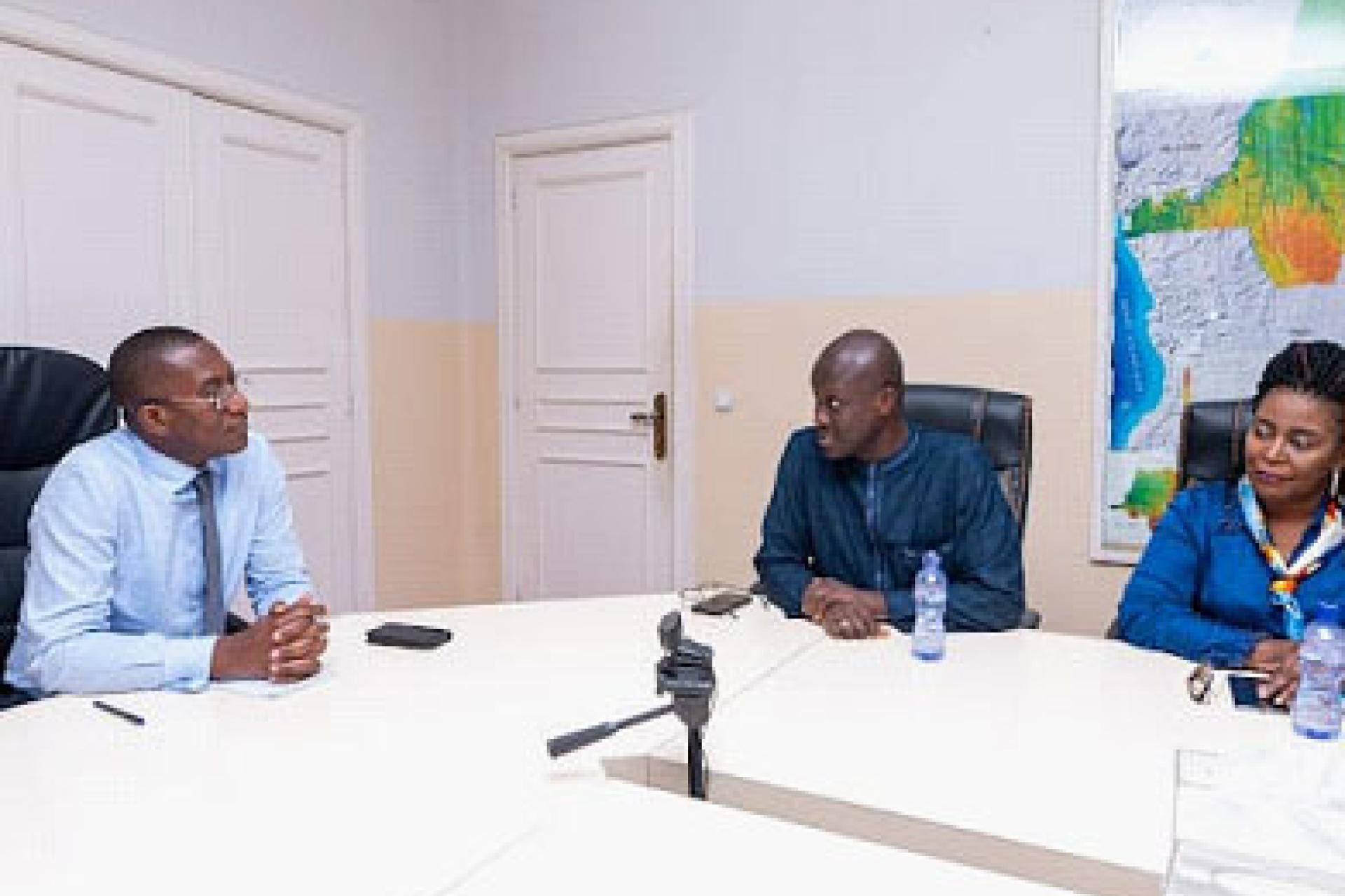 e VPM Nyembo échange avec le SP