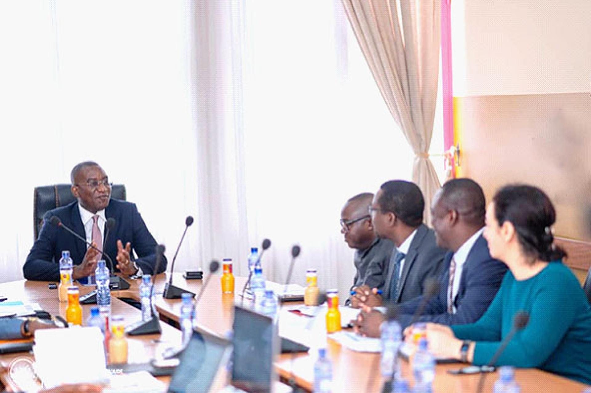 le VPM Nyembo avec une délégation de FMI pour évaluer les projets conclus ensemble. 