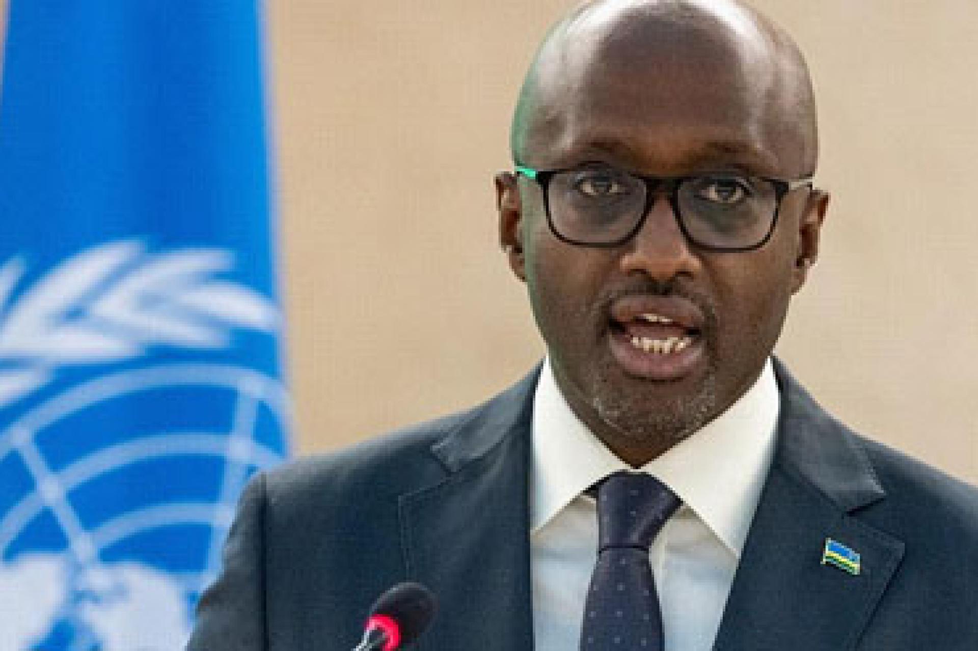 le ministre rwandais des affaires étrangères, Olivier Nduhungirehe. Photo droits tiers