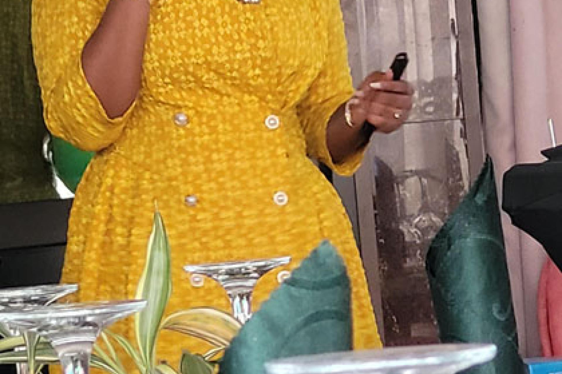 «Je suis à Kinshasa pour ouvrir un cabinet afin  d’aider les femmes à guérir de leurs traumatismes ou dépression».