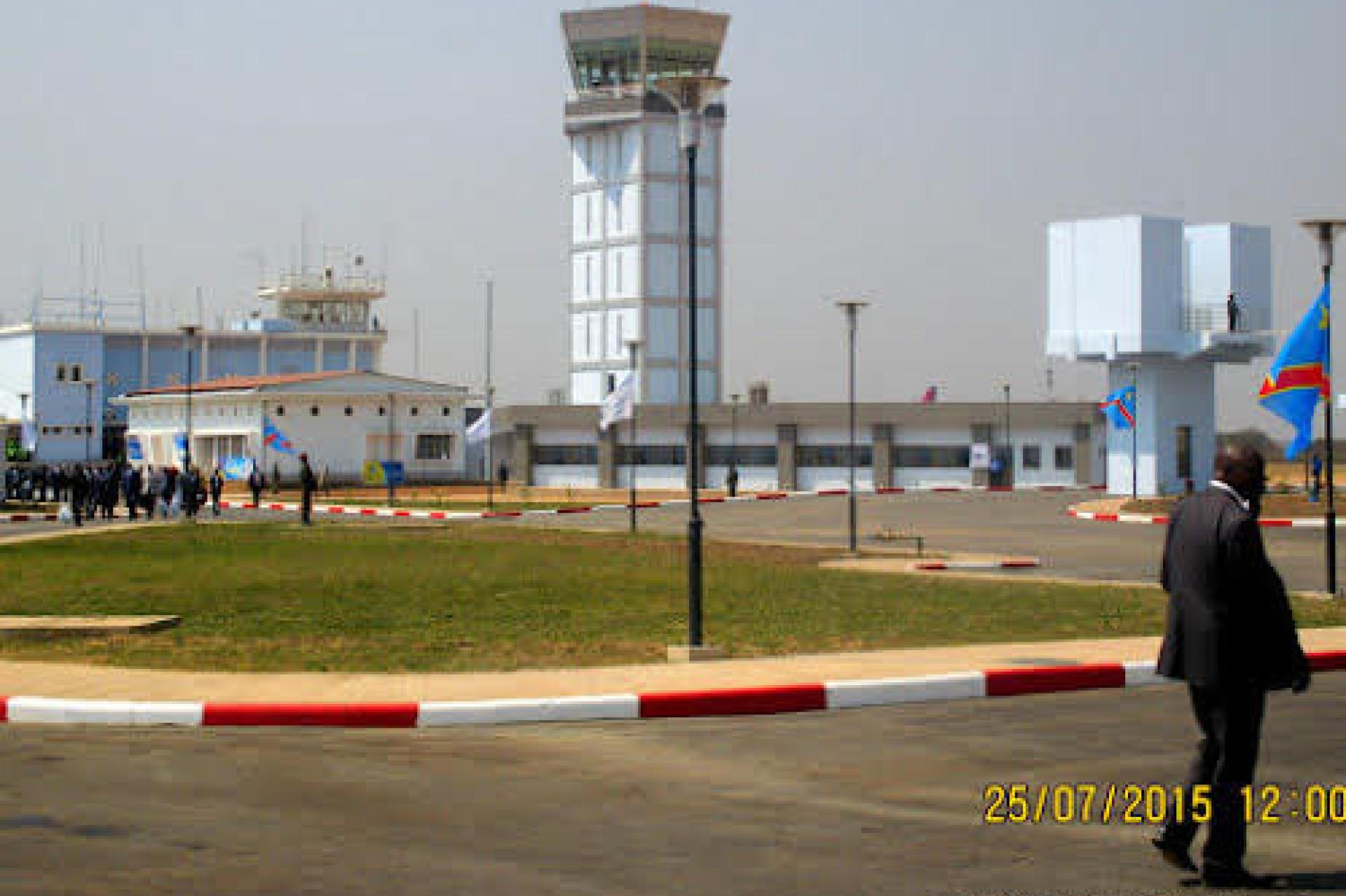 Aéroport international de Luano à Lubumbashi.