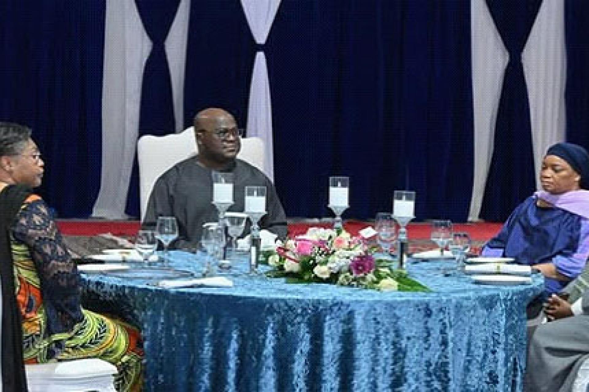 Félix Tshisekedi a reçu