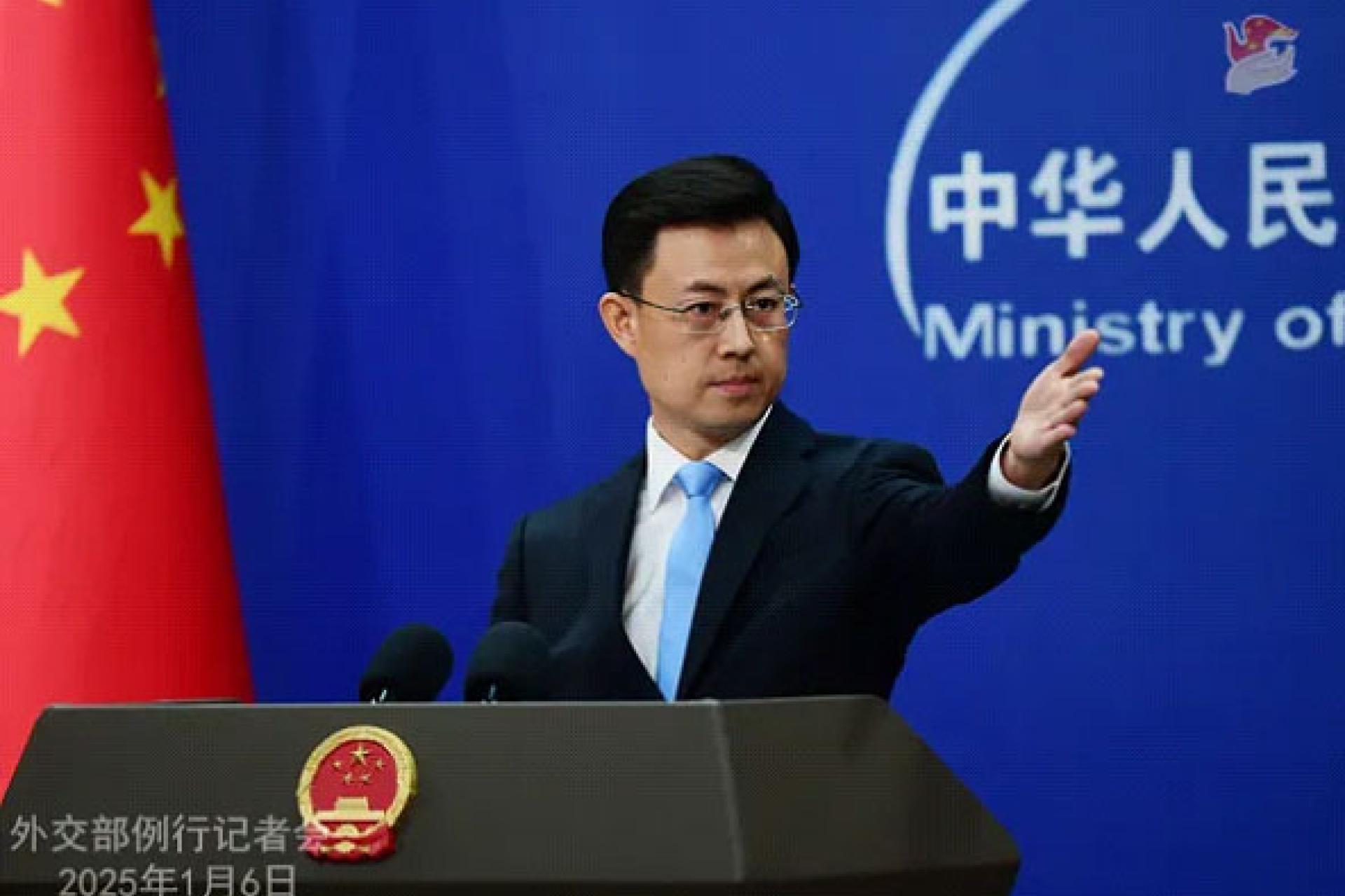 Guo Jiakun, porte-parole du ministère chinois des Affaires étrangères.