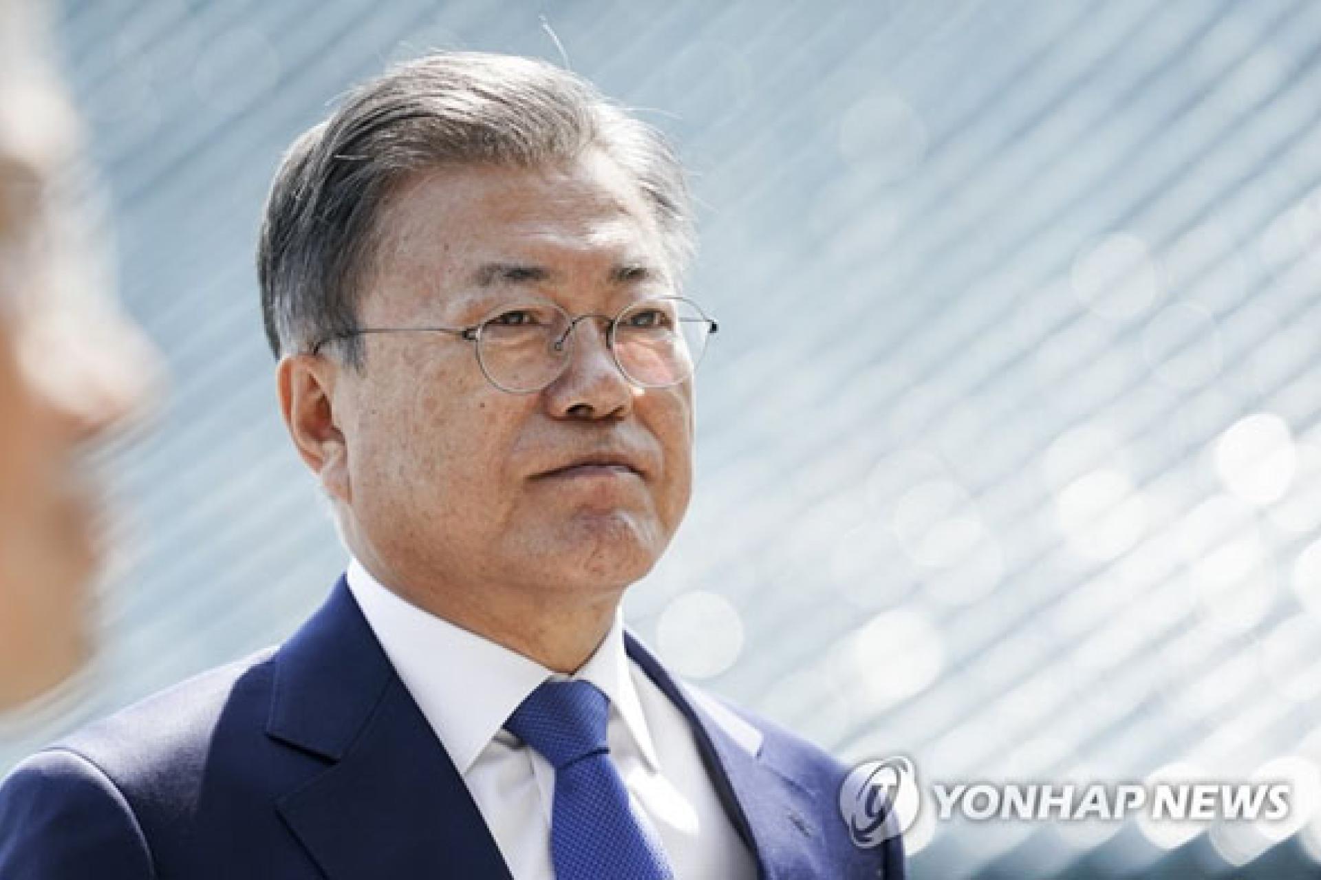 Le 19ème président de la république de Corée, Moon Jae-in.