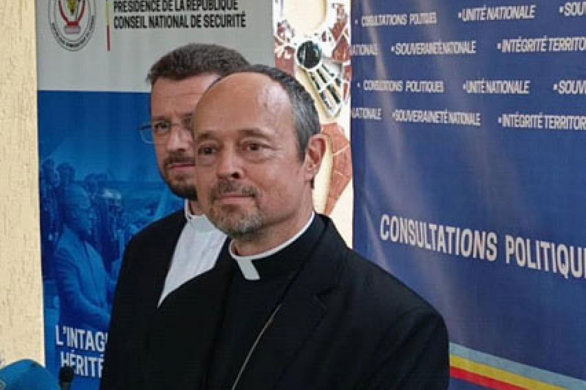 Le Nonce apostolique en République démocratique du Congo, Mgr Mitja Leskovar. Photo drits tiers