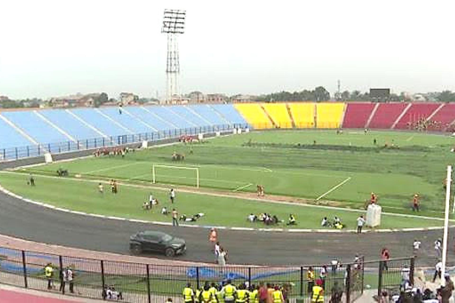 Le stade Tata Raphaël à Kinshasa. 