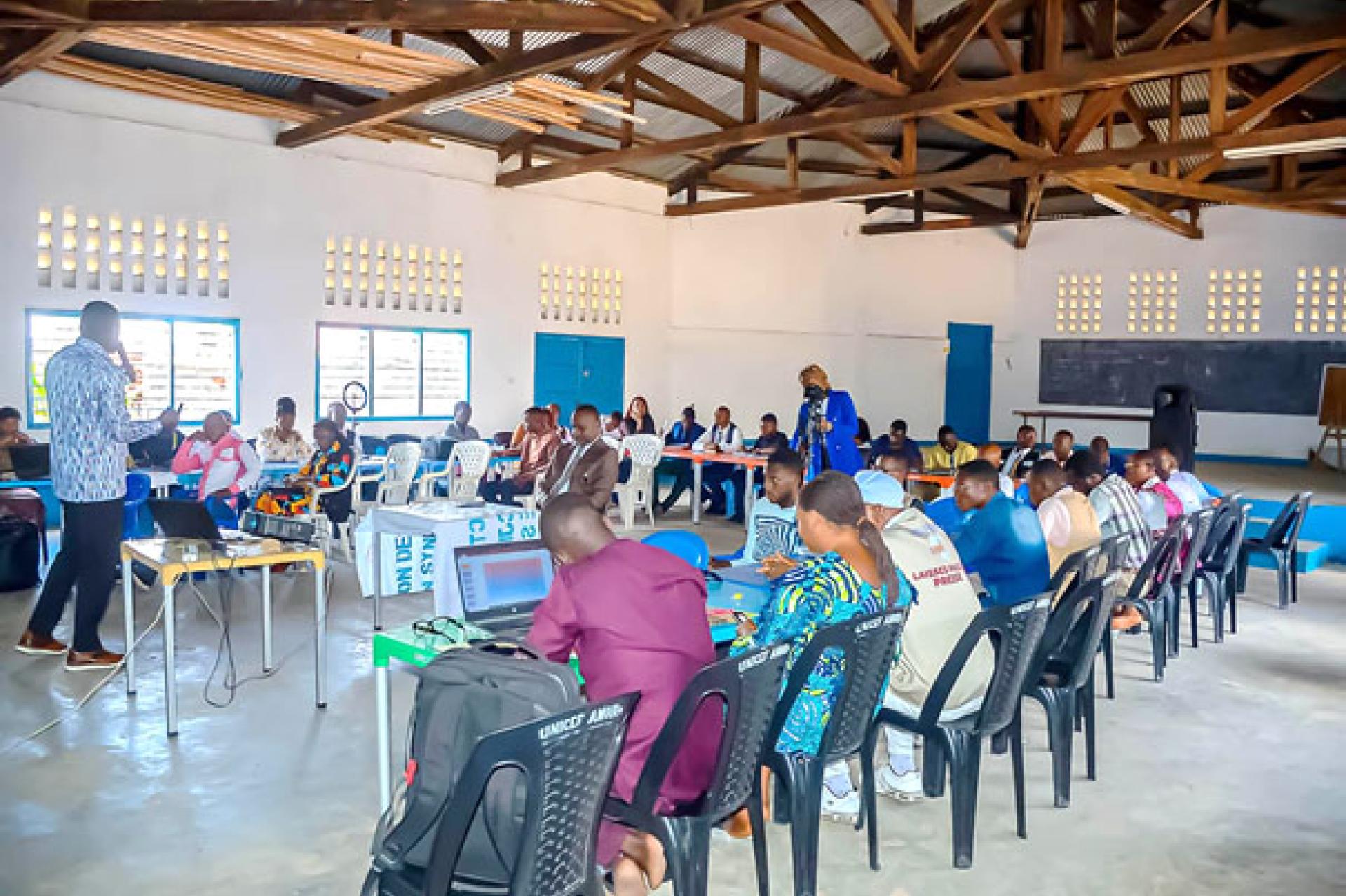 50 journalistes de Kananga dans un atelier de formation (samedi 3 mai 2025). Photo droits tiers