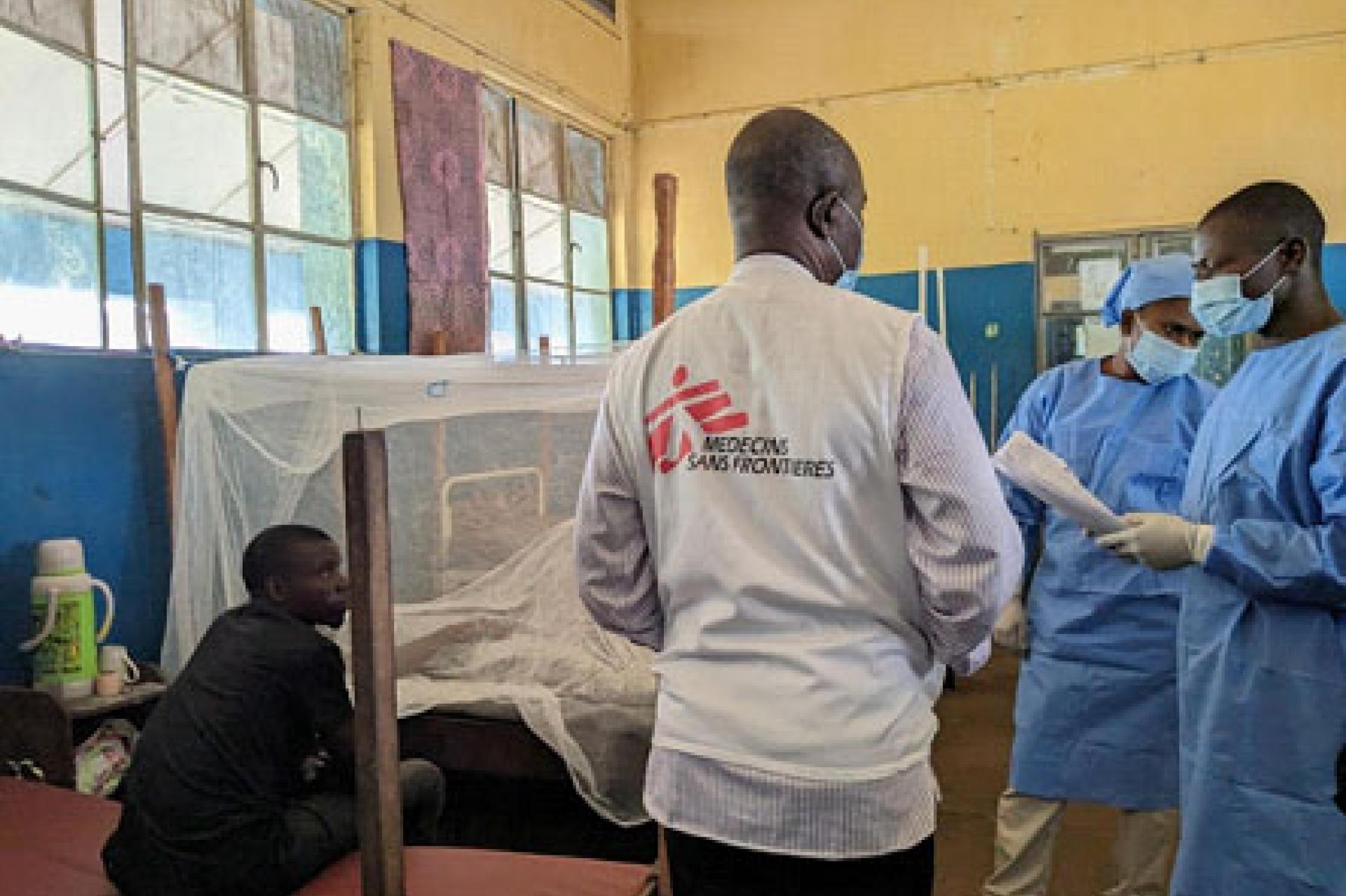 Depuis l'arrivée de MSF, 392 cas compliqués ont été pris en charge au Centre de traitement Mpox (CTM).